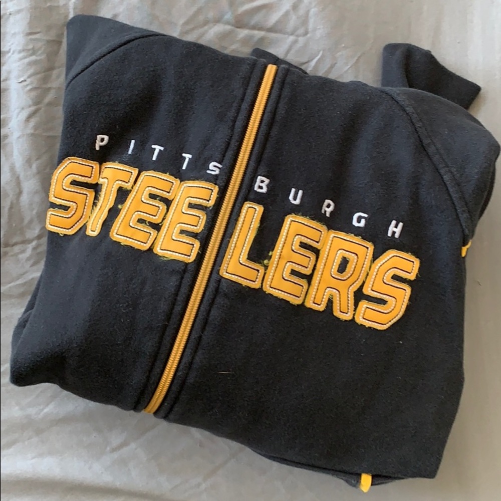 Women’s Steelers  zip up hoodie